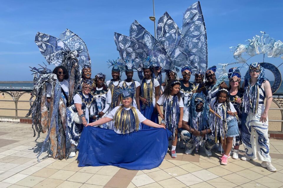 RJC Dance and Mango Arts Award Winning 2024 Carnival Troupe ‘AZUL’ Perform at Sandhaven Beach
