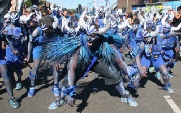 Nu Blu Carnival Boys Troupe 2016 Featuring Soca Cheer Girls