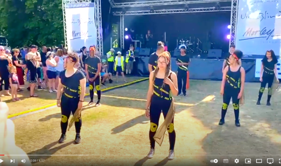 Shahck Out Youth Dance Perform at Roundhay Park Festival