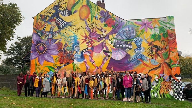 RJC Dance Youth Provision members Shahck Out Juniors Perform at East Street Arts Carnival Mural Launch