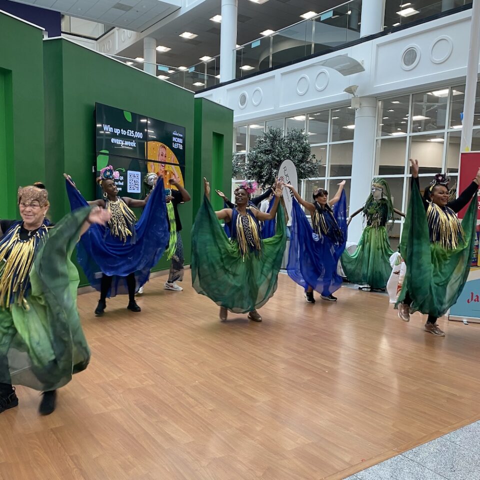 Adult Community Class performs at Morrisons in celebration of Black History Month